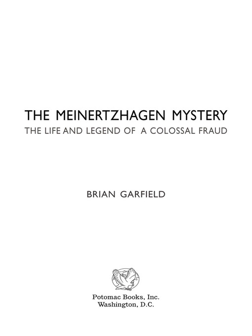Title details for The Meinertzhagen Mystery by Brian Garfield - Available
